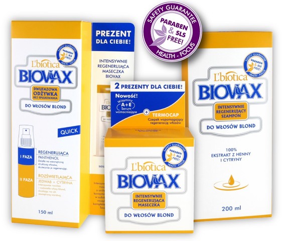 Biovax do włosów blond: intensywne piękno, naturalny blask