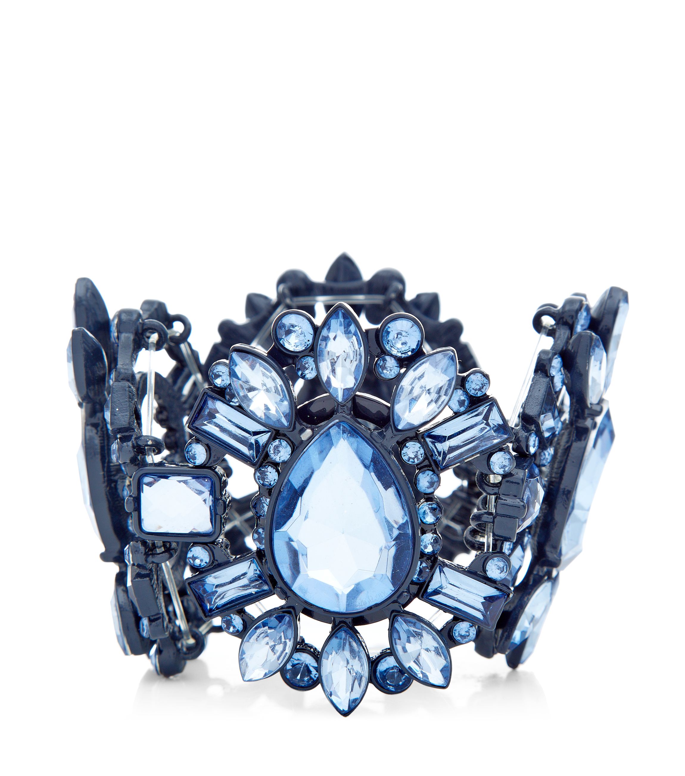 Blue Gem Stretch Bracelet _12.99